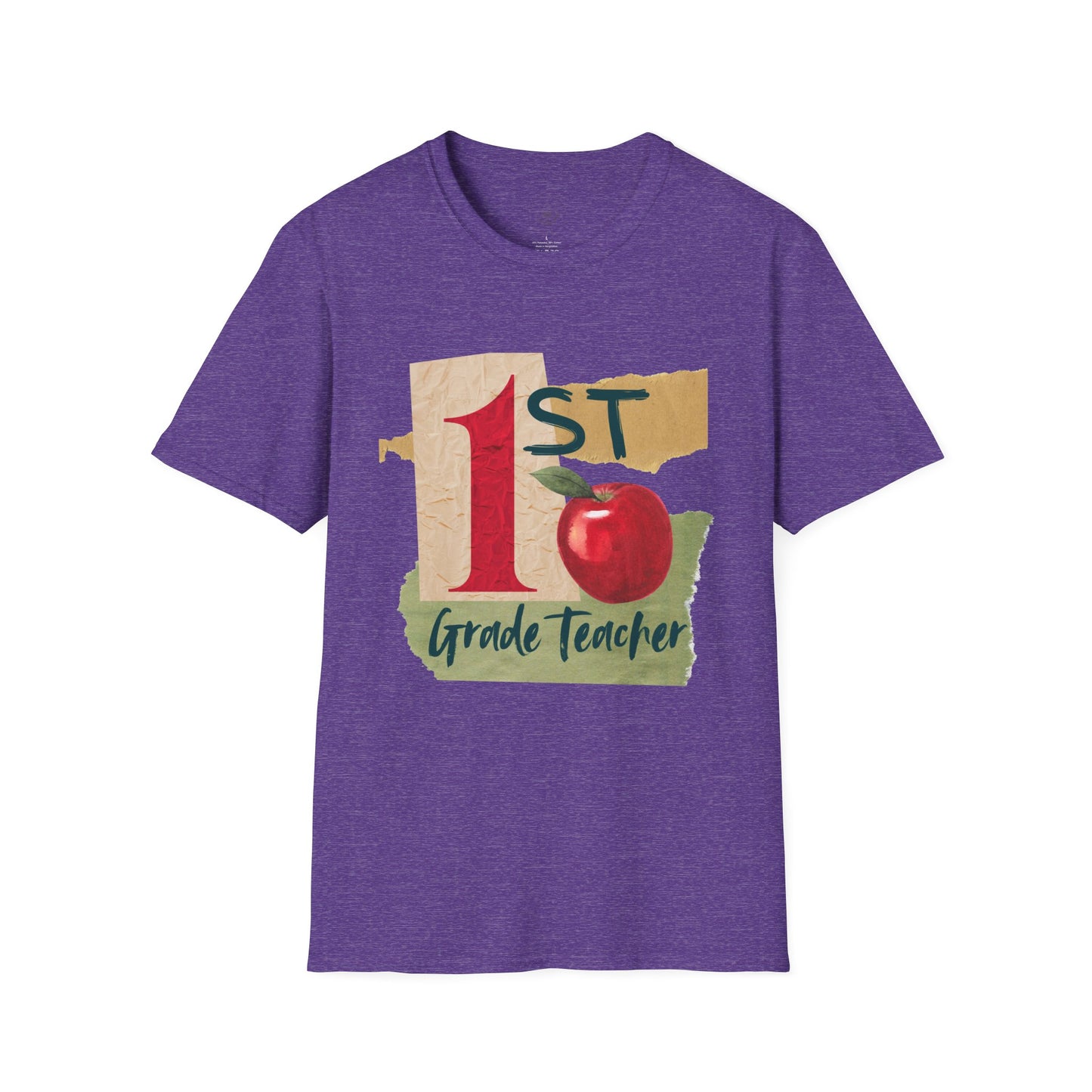 Grade Level Graphic Collage T-Shirt - 1st Grade