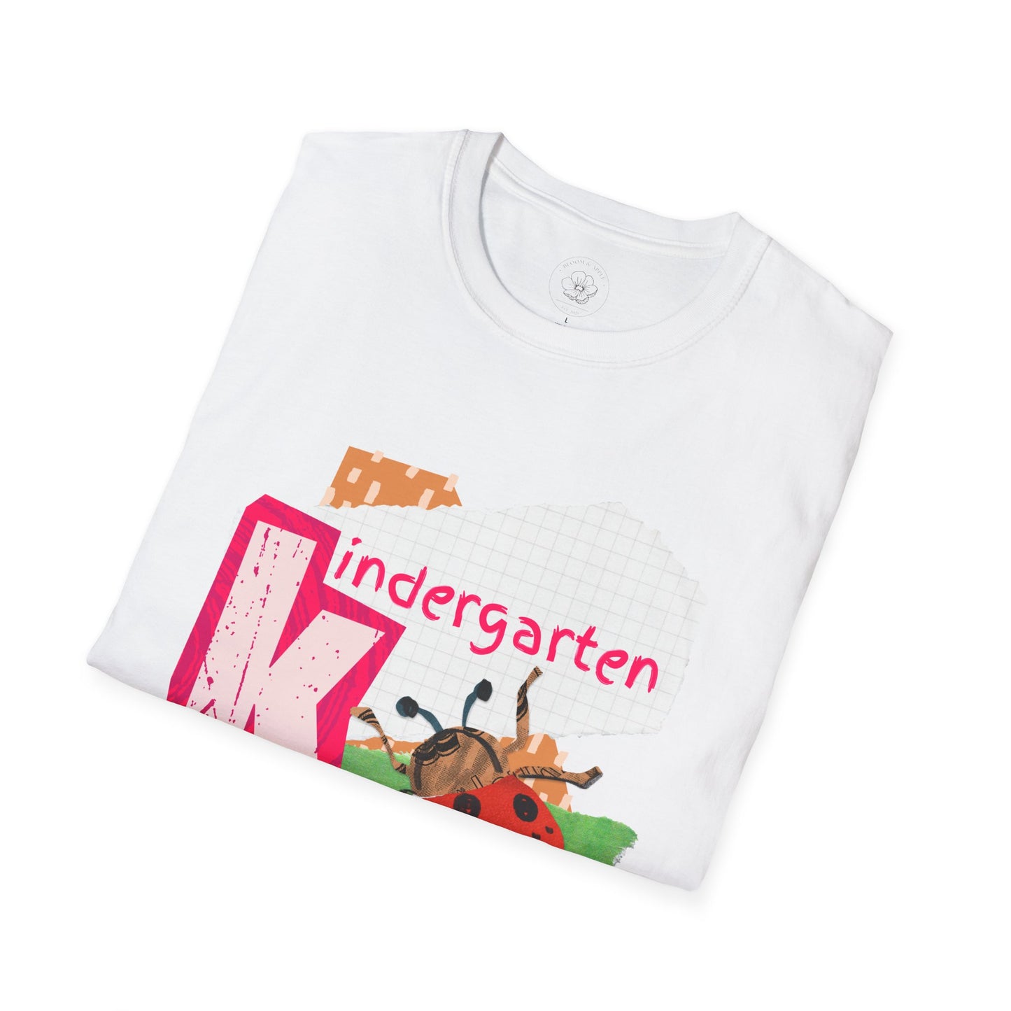 Grade Level Graphic Collage T-Shirt - Kindergarten