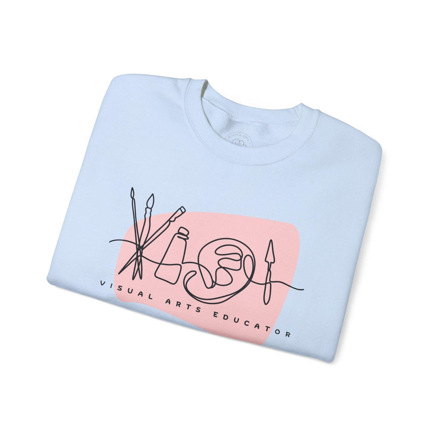 Visual Arts Teacher Crewneck Sweatshirt