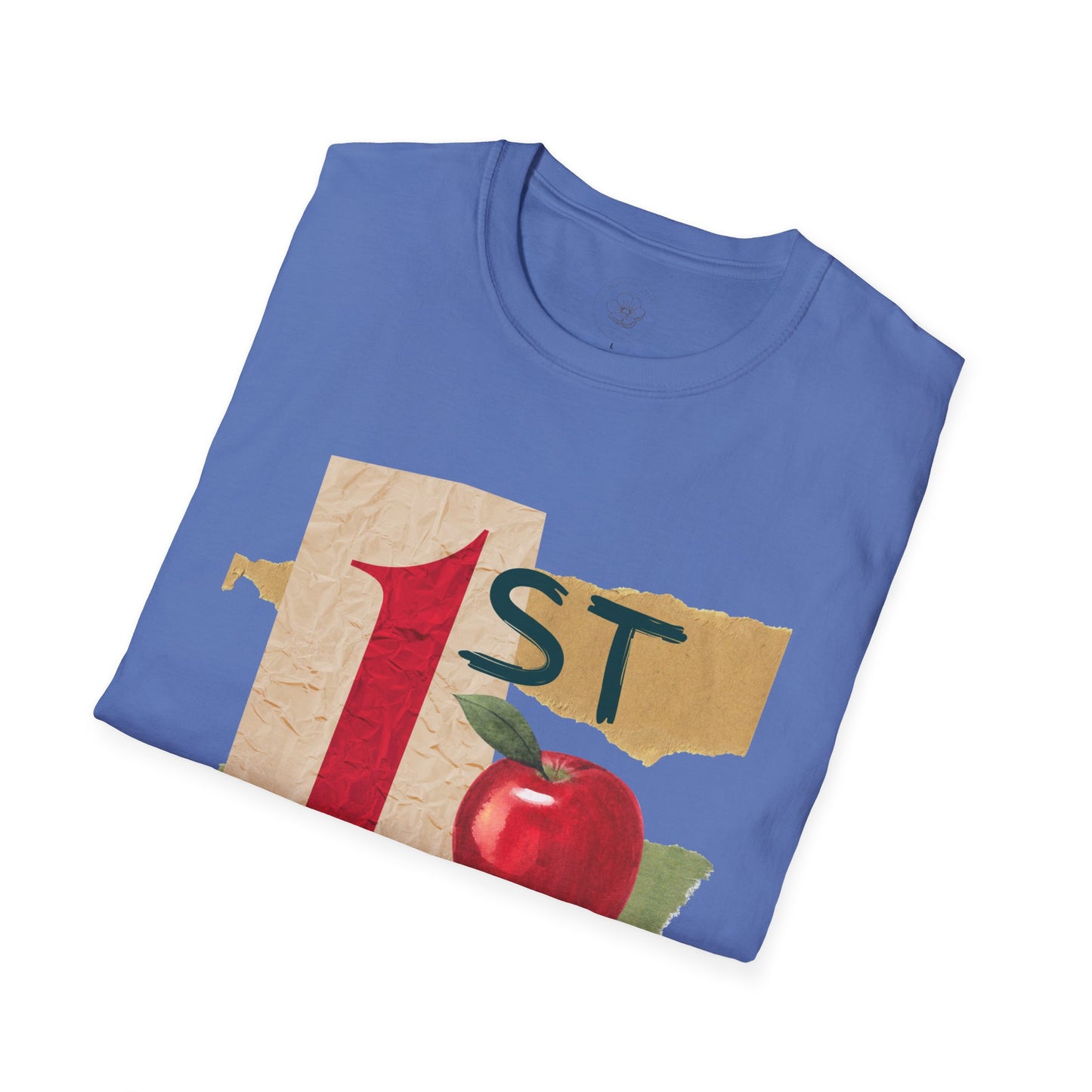 Grade Level Graphic Collage T-Shirt - 1st Grade