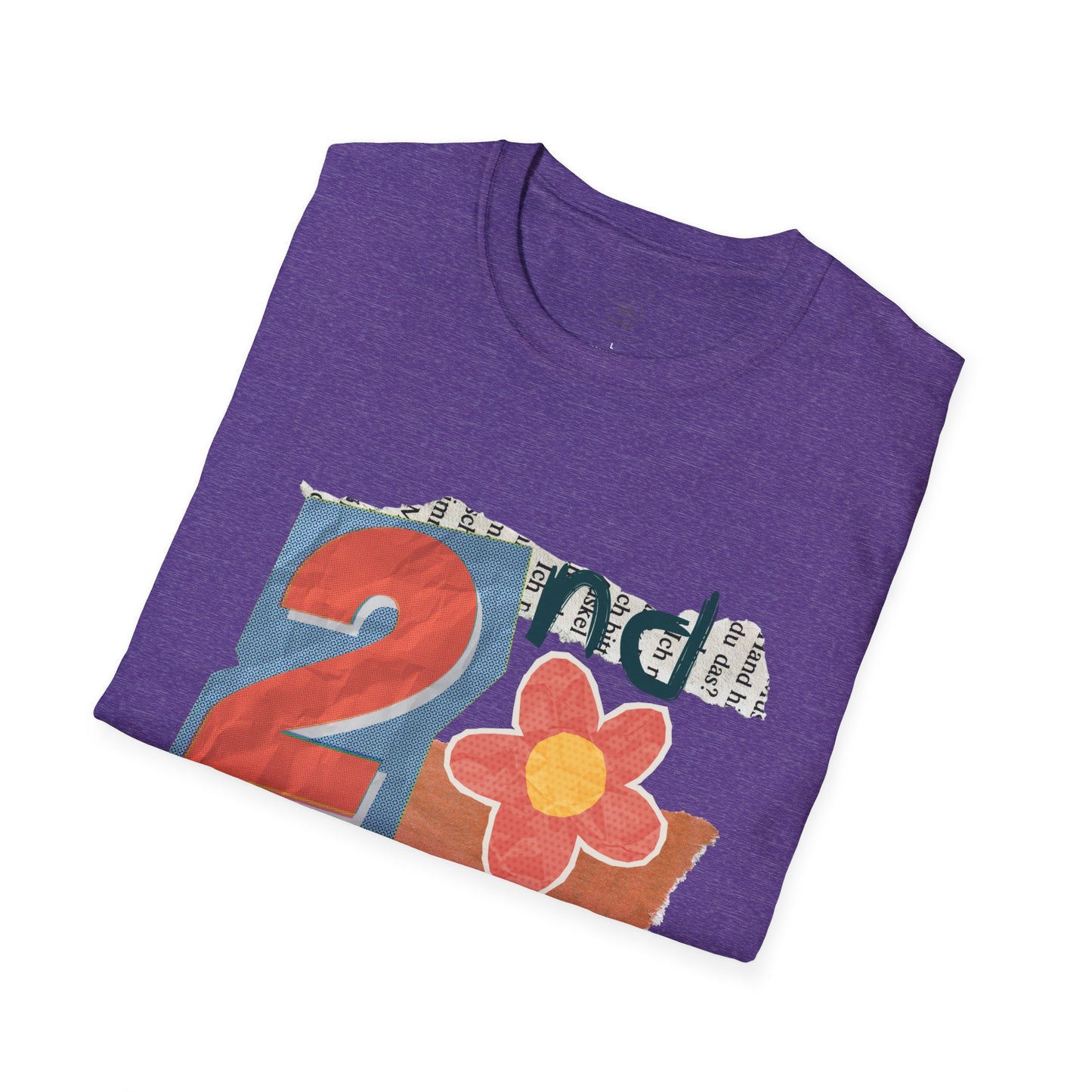 Grade Level Graphic Collage T-Shirt - 2nd Grade