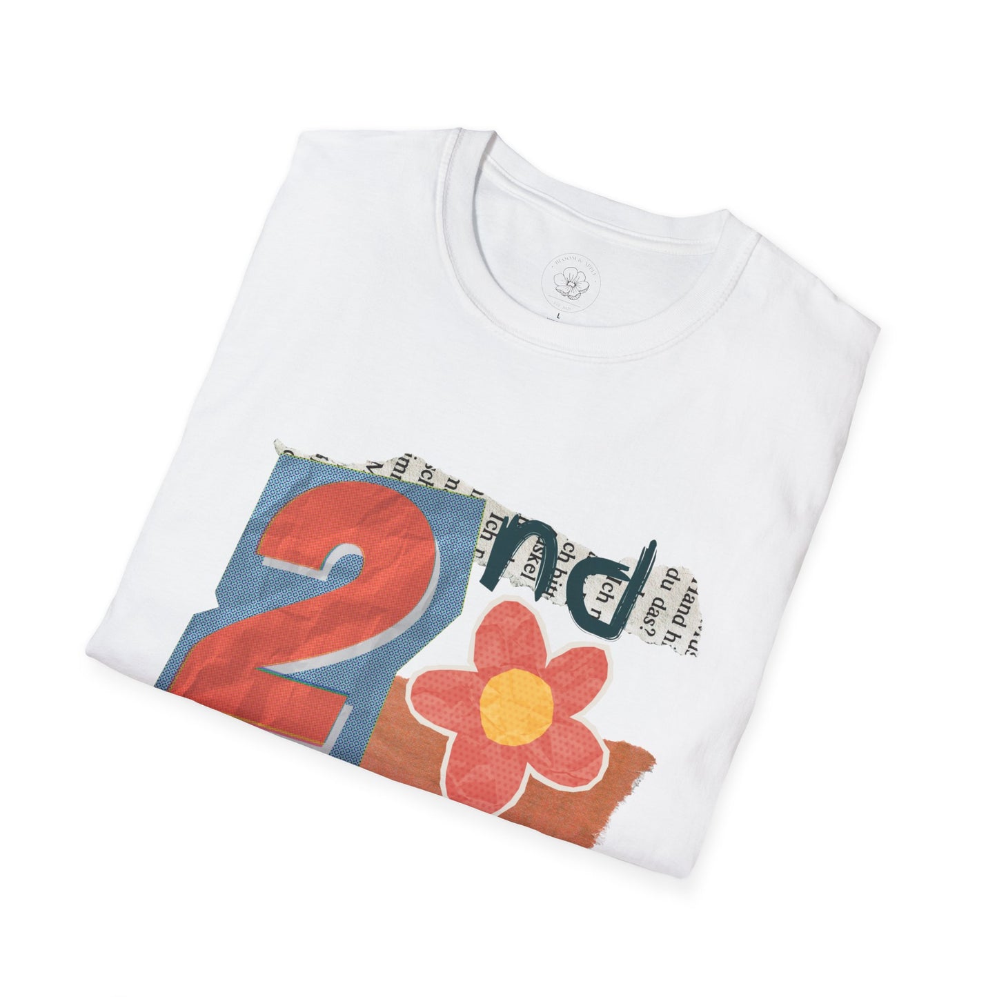 Grade Level Graphic Collage T-Shirt - 2nd Grade