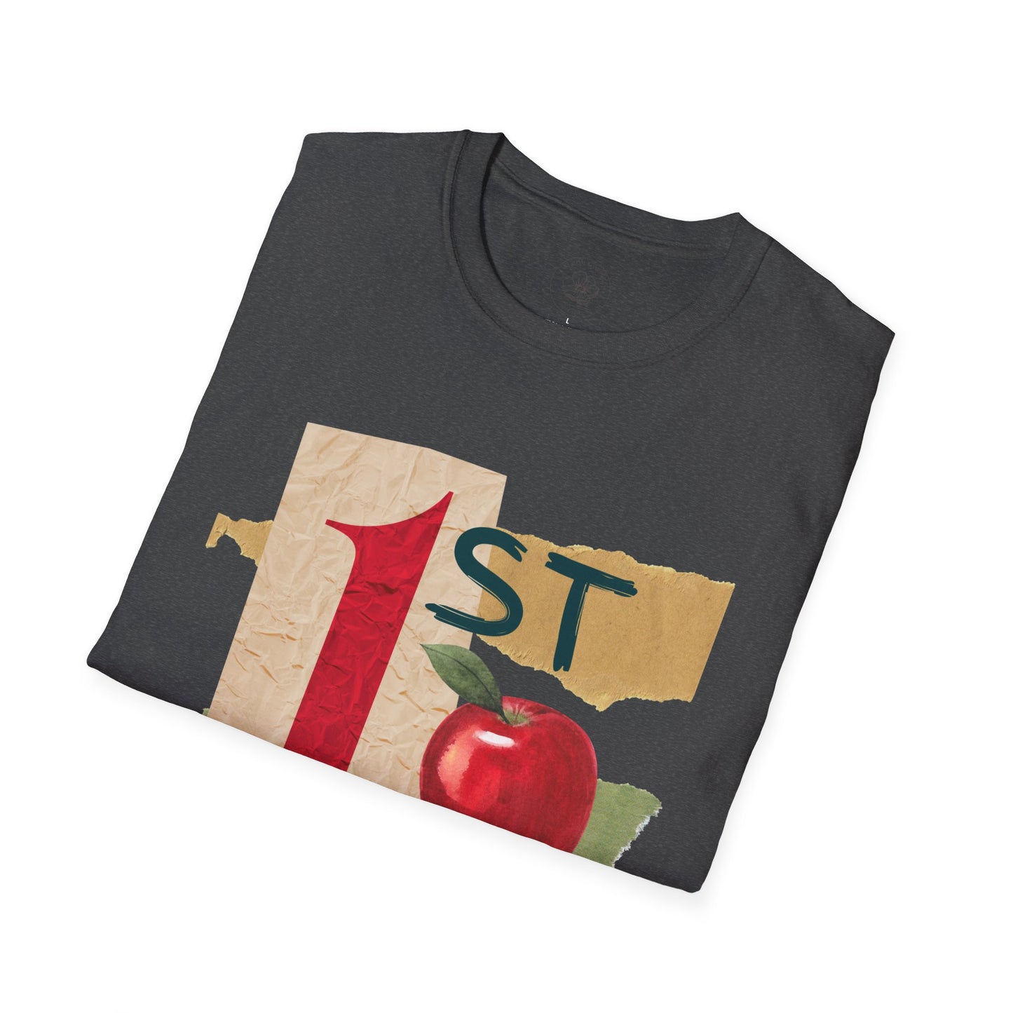 Grade Level Graphic Collage T-Shirt - 1st Grade