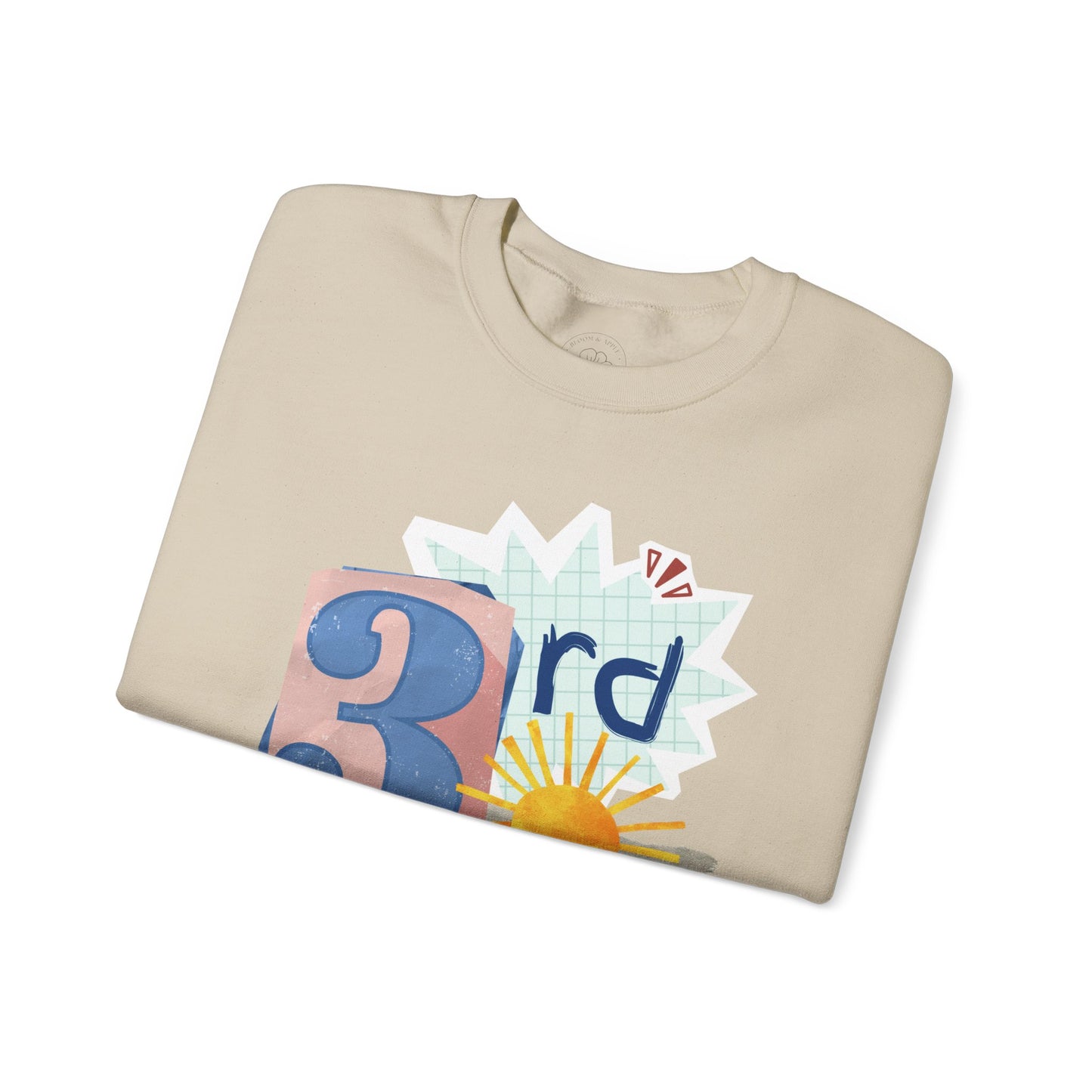 Grade Level Collage Hoodies: 3rd Grade