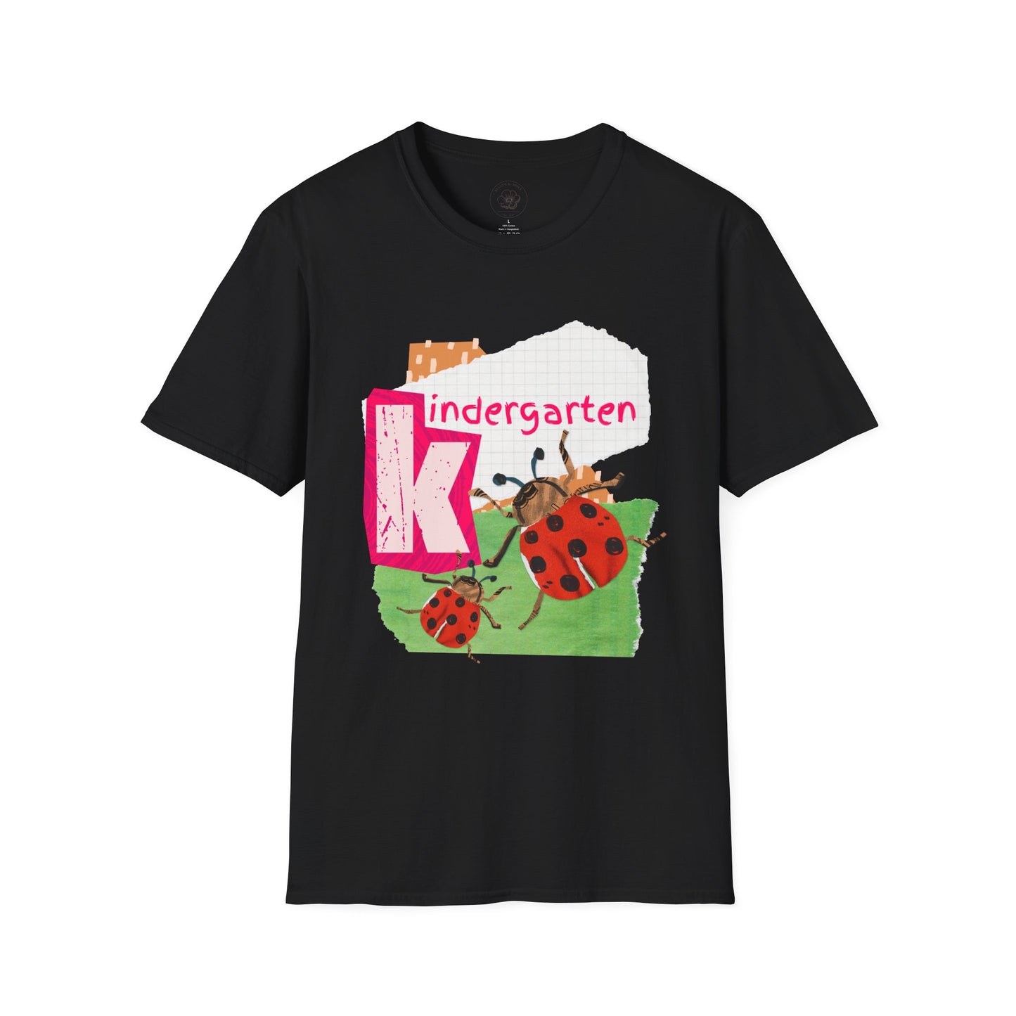 Grade Level Graphic Collage T-Shirt - Kindergarten