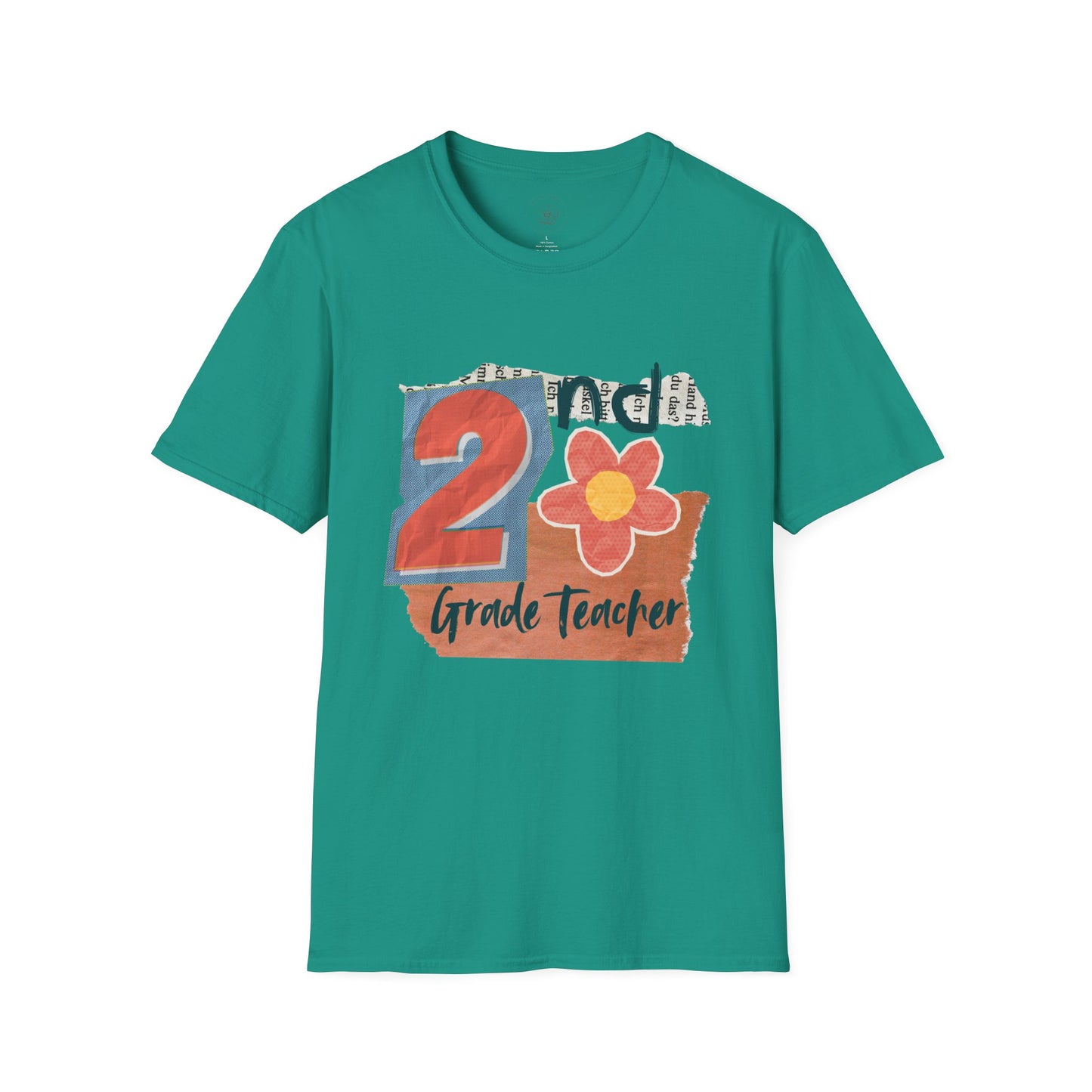Grade Level Graphic Collage T-Shirt - 2nd Grade