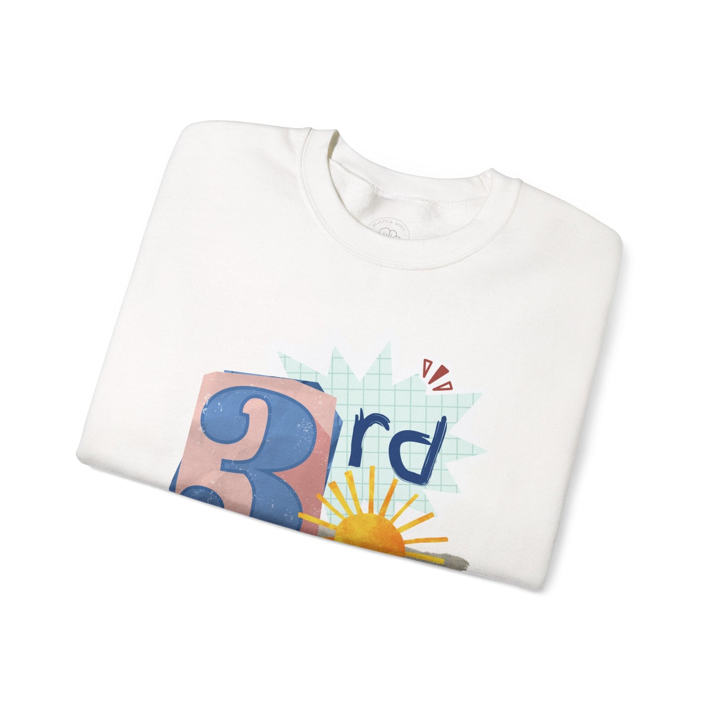 Grade Level Collage Hoodies: 3rd Grade