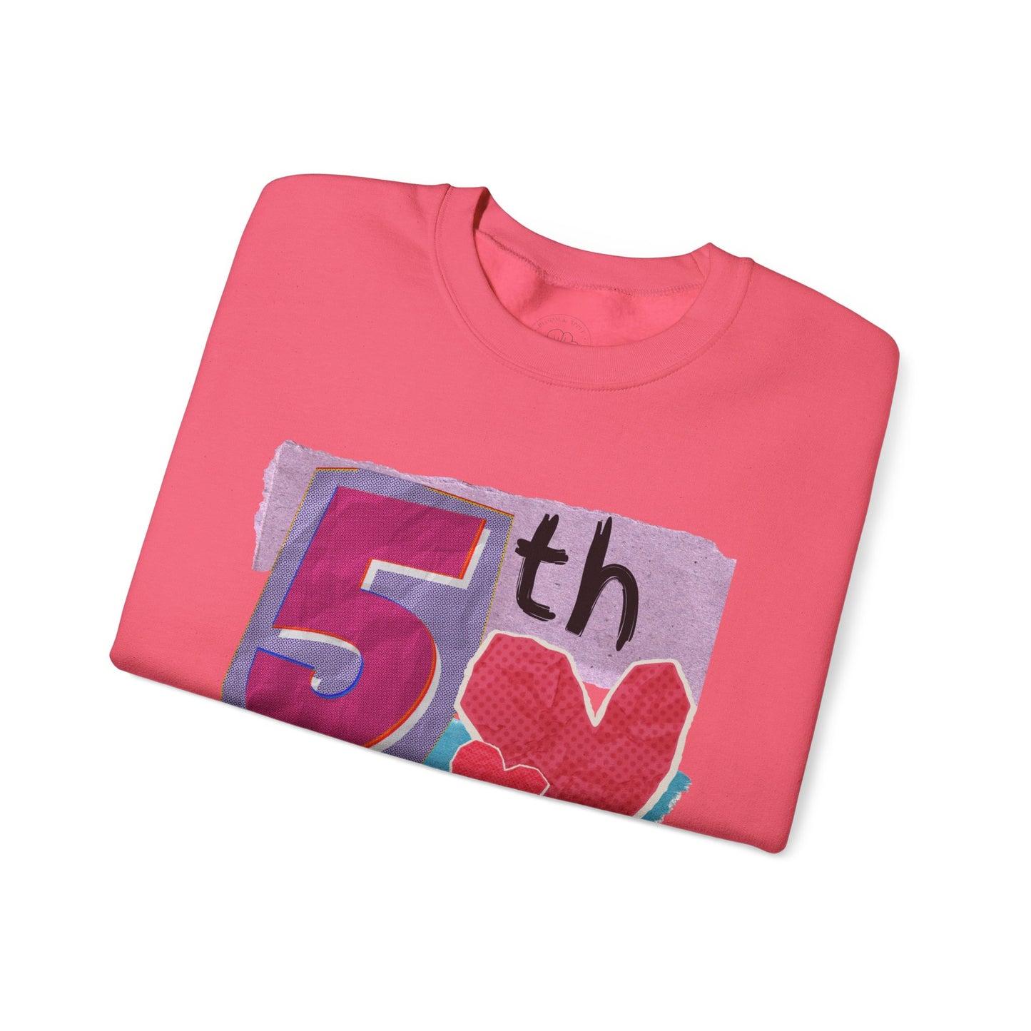 Grade Level Collage Hoodies: 5th Grade