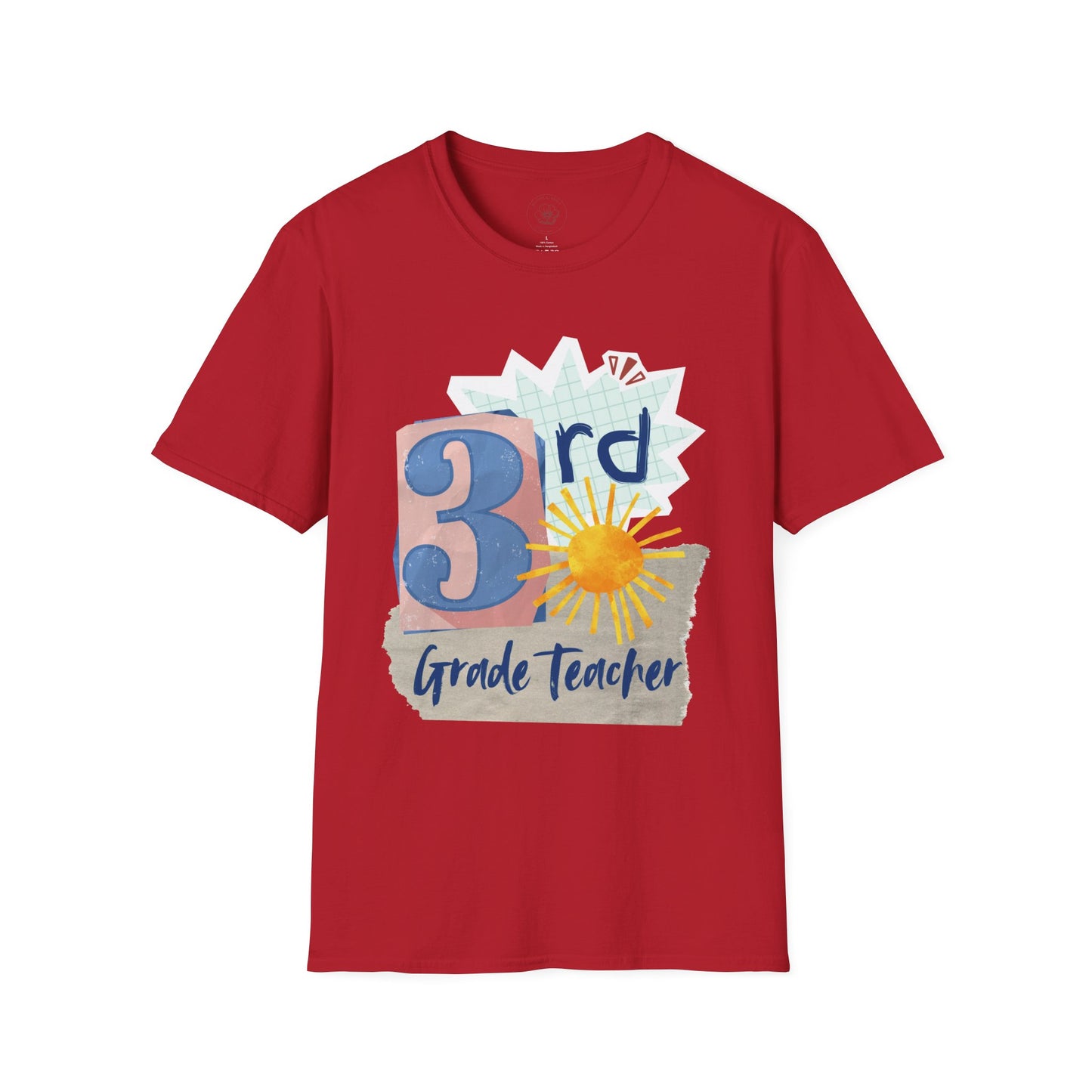 Grade Level Graphic Collage T-Shirt - 3rd Grade