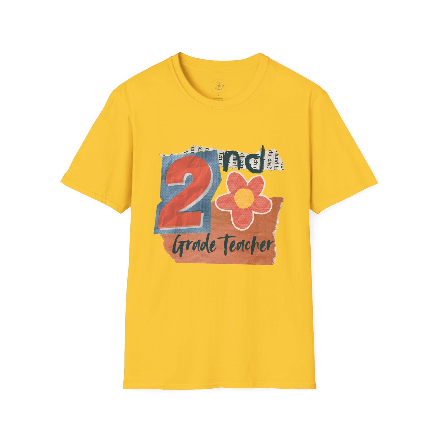 Grade Level Graphic Collage T-Shirt - 2nd Grade