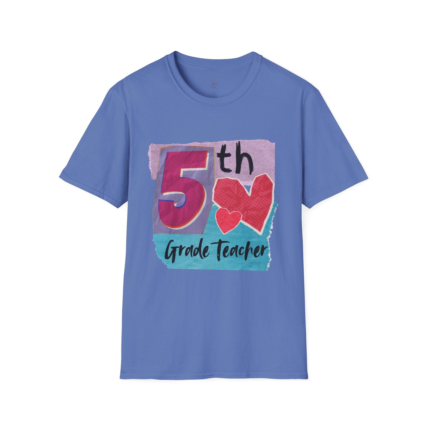 Grade Level Graphic Collage T-Shirt - 5th Grade