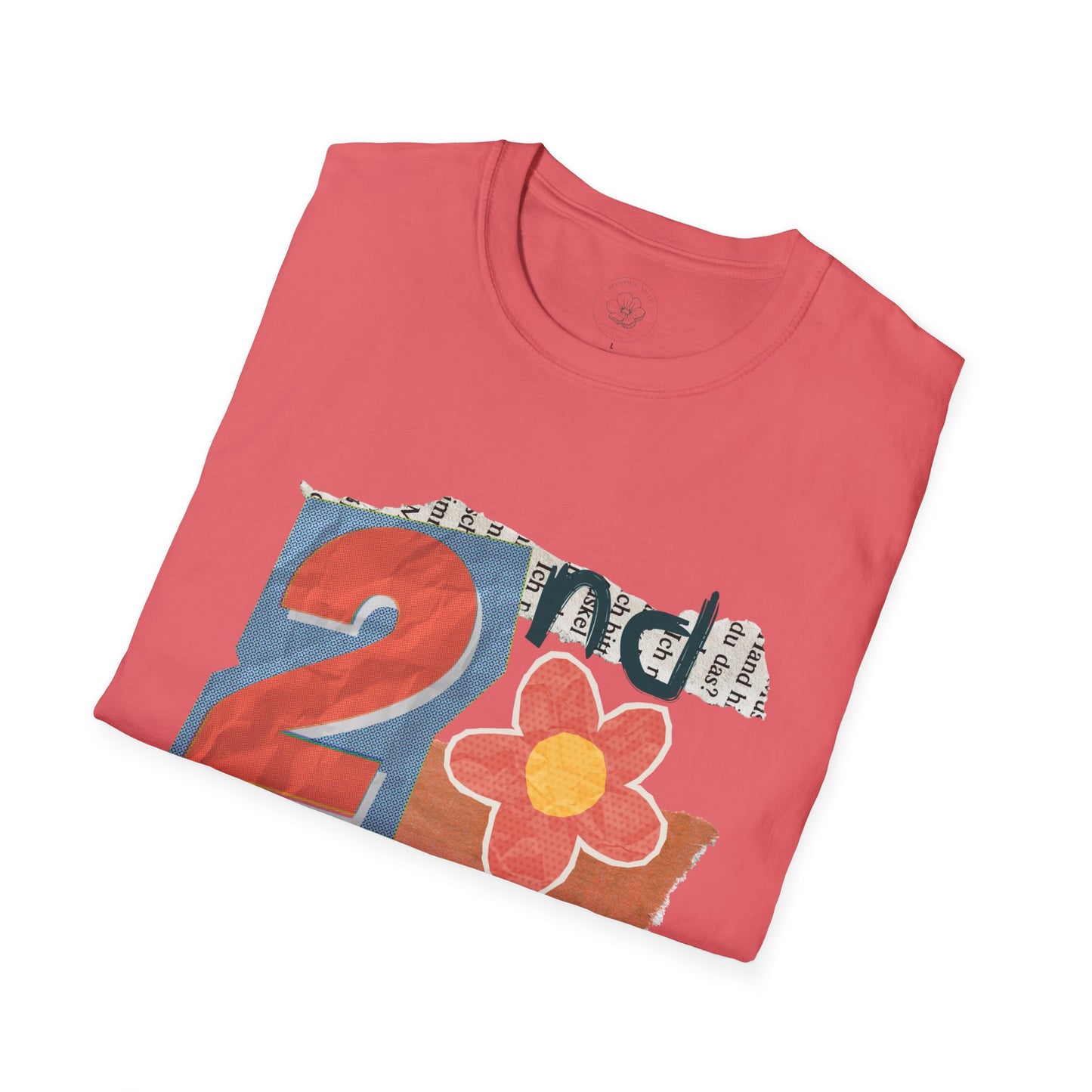 Grade Level Graphic Collage T-Shirt - 2nd Grade